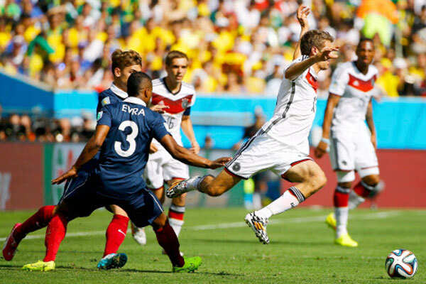 Photo - World Cup 1st Quarterfinal: France vs Germany