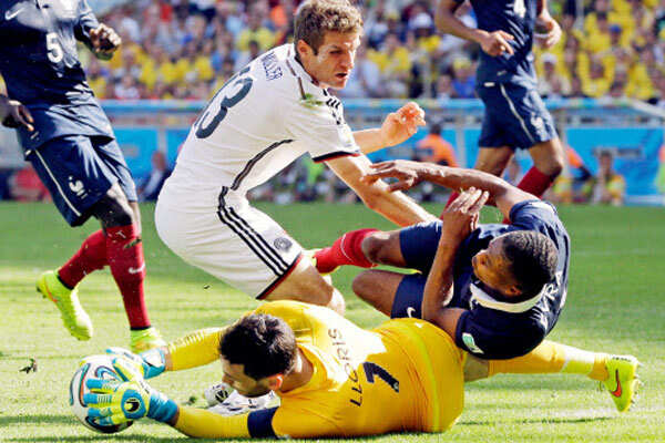 Photo - World Cup 1st Quarterfinal: France vs Germany