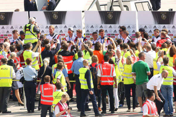 Photo - World Cup heroes return to rousing welcome