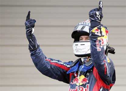 Sebastian Vettel wins 2nd F1 title