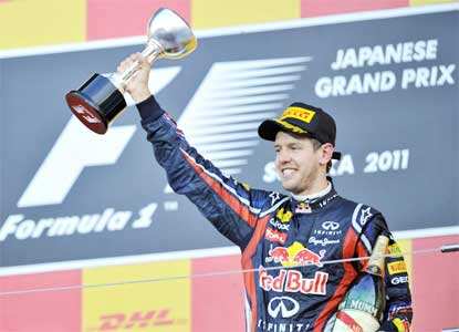 Sebastian Vettel wins 2nd F1 title