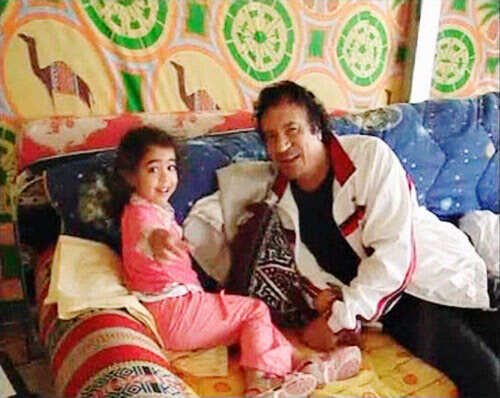 Colonel Gaddafi in his Labyrinth