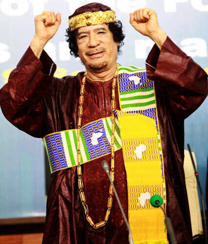 Colonel Gaddafi in his Labyrinth