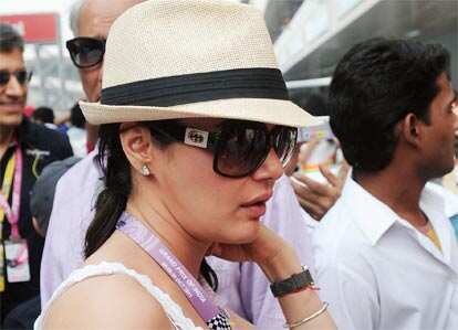 Celebrities @ Indian Grand Prix
