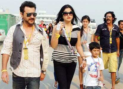 Celebrities @ Indian Grand Prix