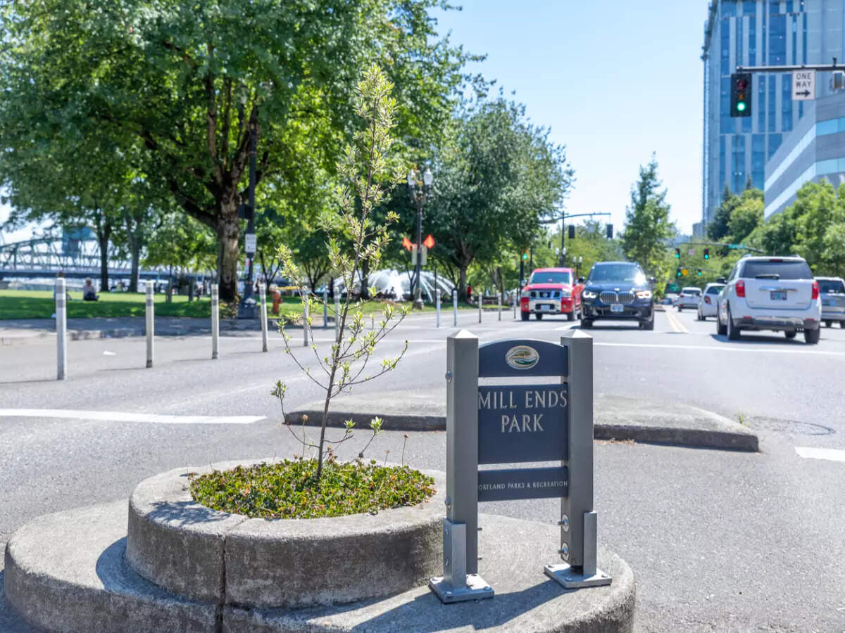Mill Ends Park in Portland, Oregon