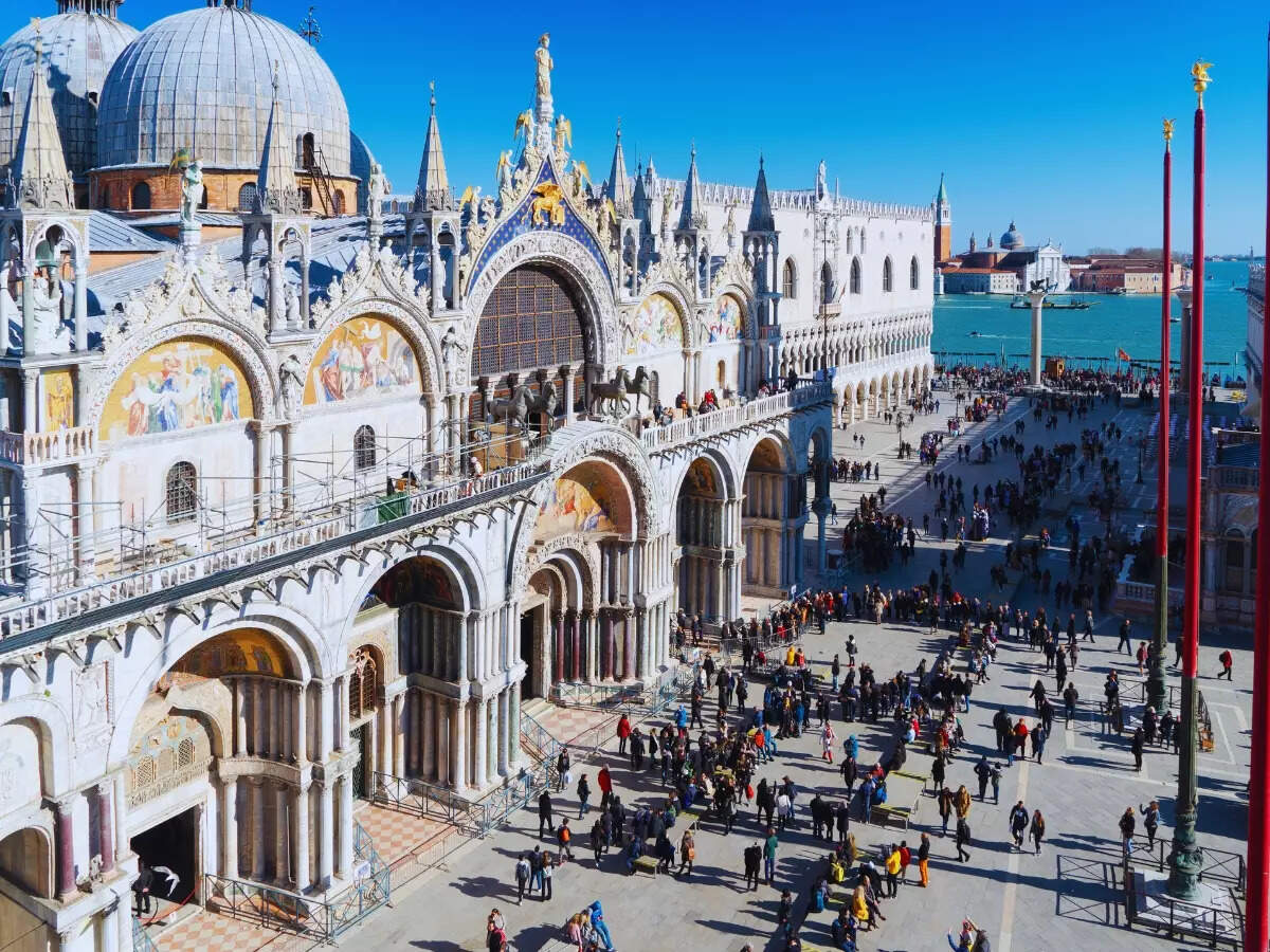 Tourists in Venice