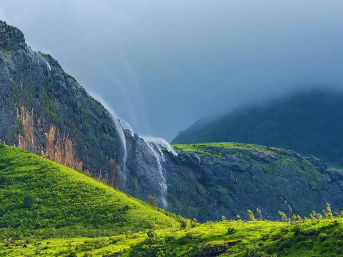 Anjaneri Waterfall in Nashik