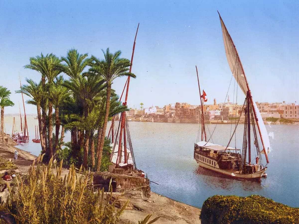 Traditional boats in Egypt