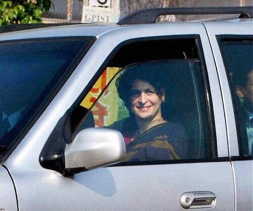 Priyanka on UP poll trail