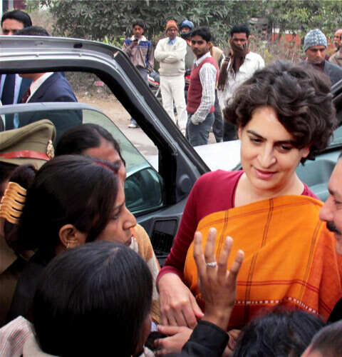 Priyanka on UP poll trail