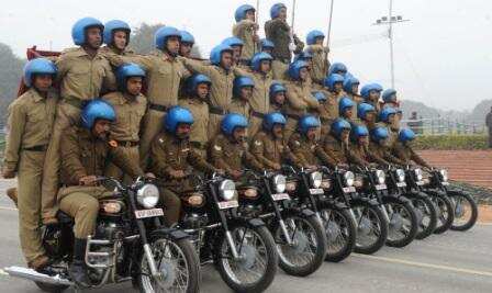 Republic Day parade rehearsal