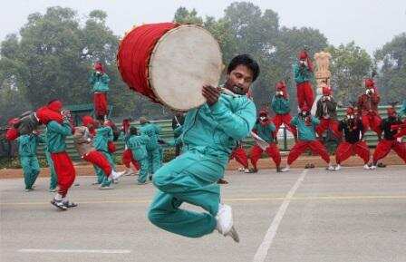 Republic Day parade rehearsal