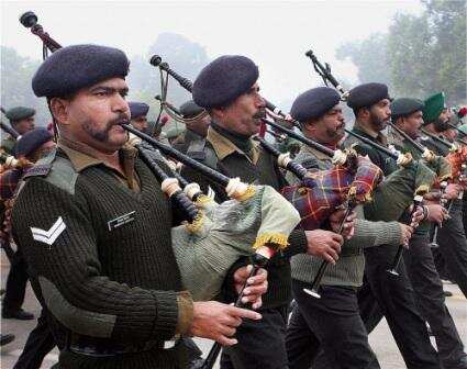 Republic Day parade rehearsal
