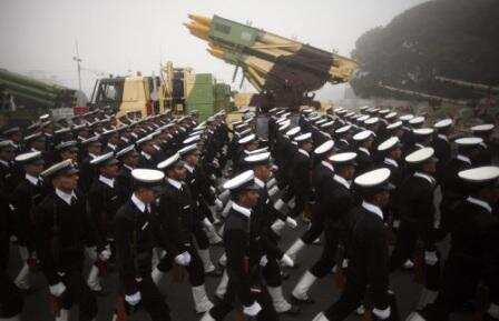 Republic Day parade rehearsal