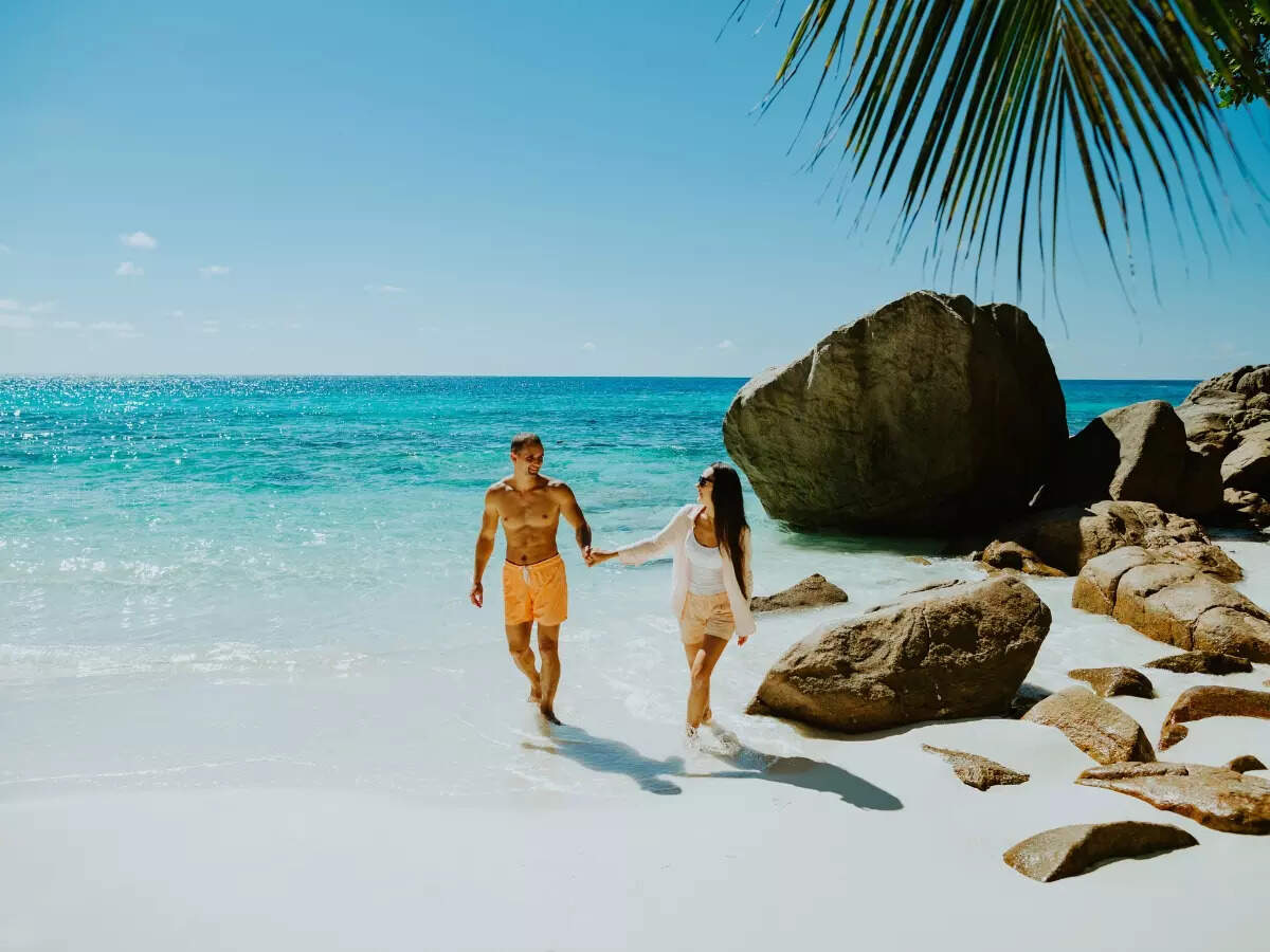 Couple in Seychelles