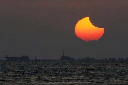 Solar eclipse 'ring of fire'