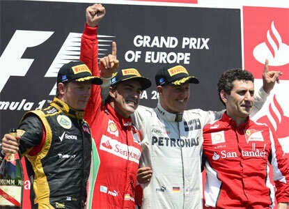 Fernando Alonso wins European Grand Prix