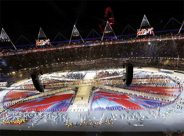 London Olympics closing ceremony