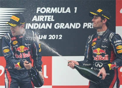 Sebastian Vettel wins second successive Indian Grand Prix