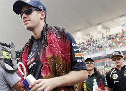 Grid Parade at Formula One Indian Grand Prix