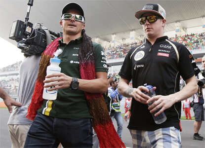 Grid Parade at Formula One Indian Grand Prix