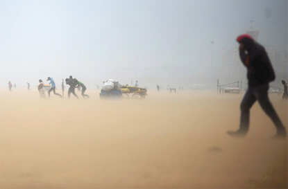 Cyclone Nilam hits TN, Andhra
