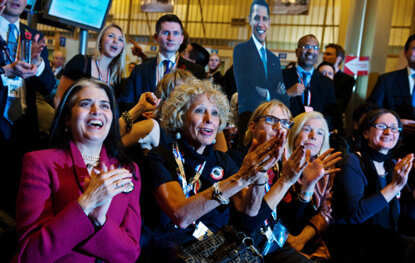 US celebrates Obama's win