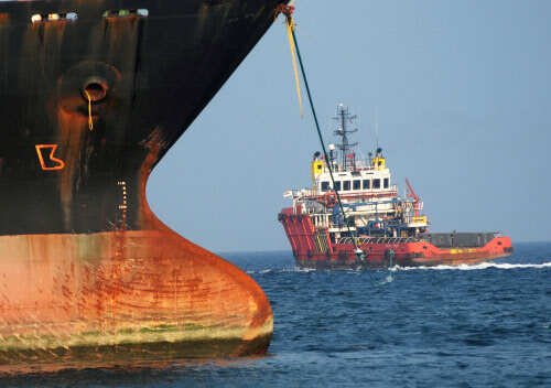 Grounded ship Pratibha Cauvery awaits salvage