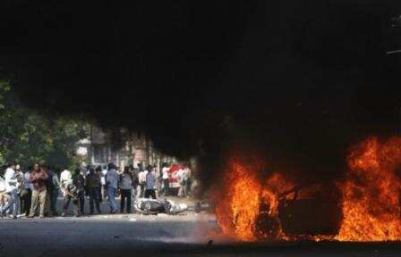 Hyderabad calm after violence