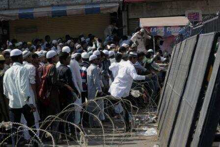 Hyderabad calm after violence