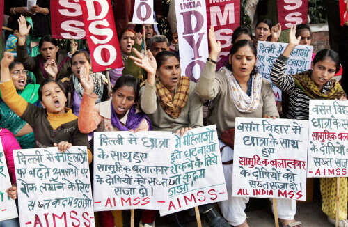 Protests over Delhi gang rape 