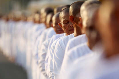 Cambodians mourn former king in funeral procession