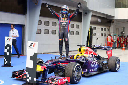 Sebastian Vettel wins Malaysian Grand Prix