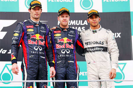 Sebastian Vettel wins Malaysian Grand Prix