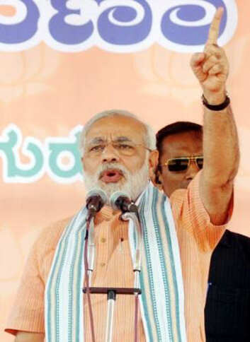 Modi campaigns in Karnataka