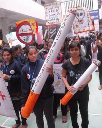 World No Tobacco Day 2013: Air Force rally against tobacco