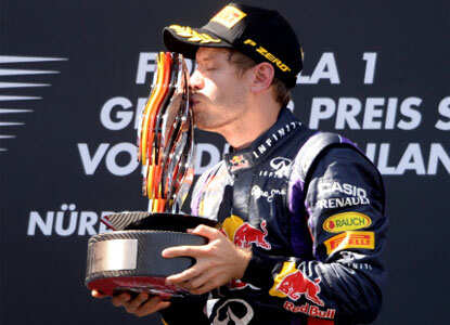 Sebastian Vettel wins German Grand Prix