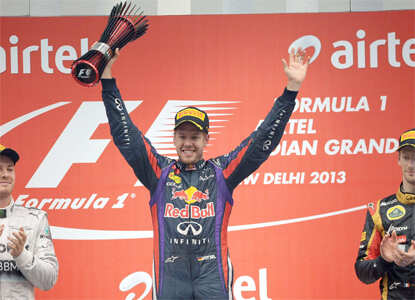 Vettel clinches 4th F1 title