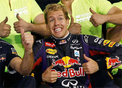 Sebastian Vettel wins Abu Dhabi Grand Prix