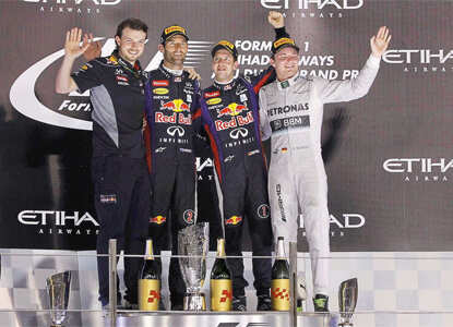 Sebastian Vettel wins Abu Dhabi Grand Prix