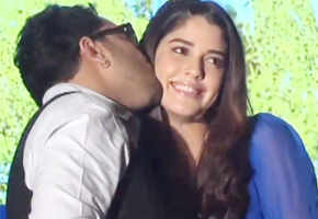 Mika kisses Izabelle Leite twice at music launch of 'Purani Jeans'