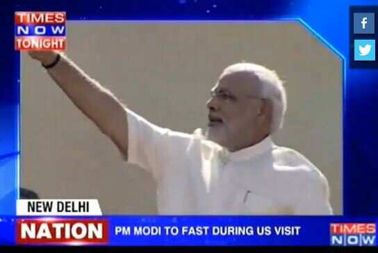 Modi to observe Navratri fast during US visit