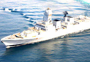 Modi inducts India's largest indigenously built warship INS Kolkata