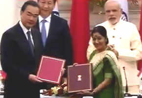 India and China sign 12 bilateral agreements