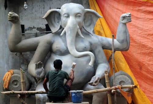 Prosperity evades Ganesh idol-makers