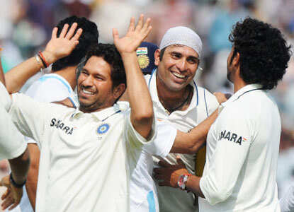 1st Test, Day 5: India vs. Australia