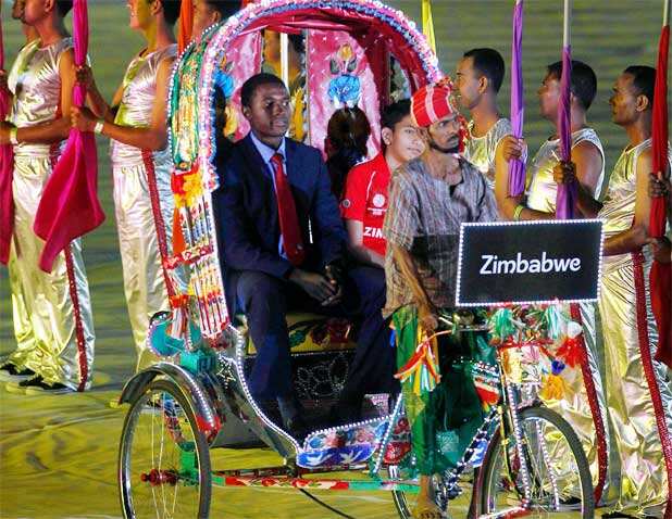 Captains at WC opening ceremony