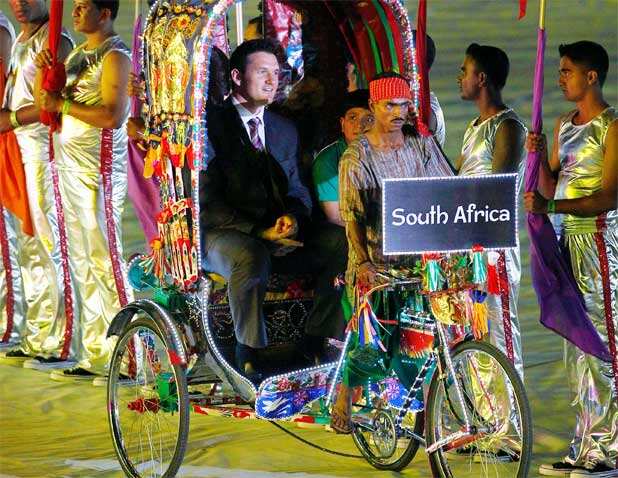 Captains at WC opening ceremony