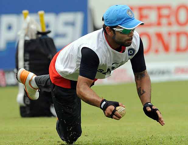 Indian team's practice session